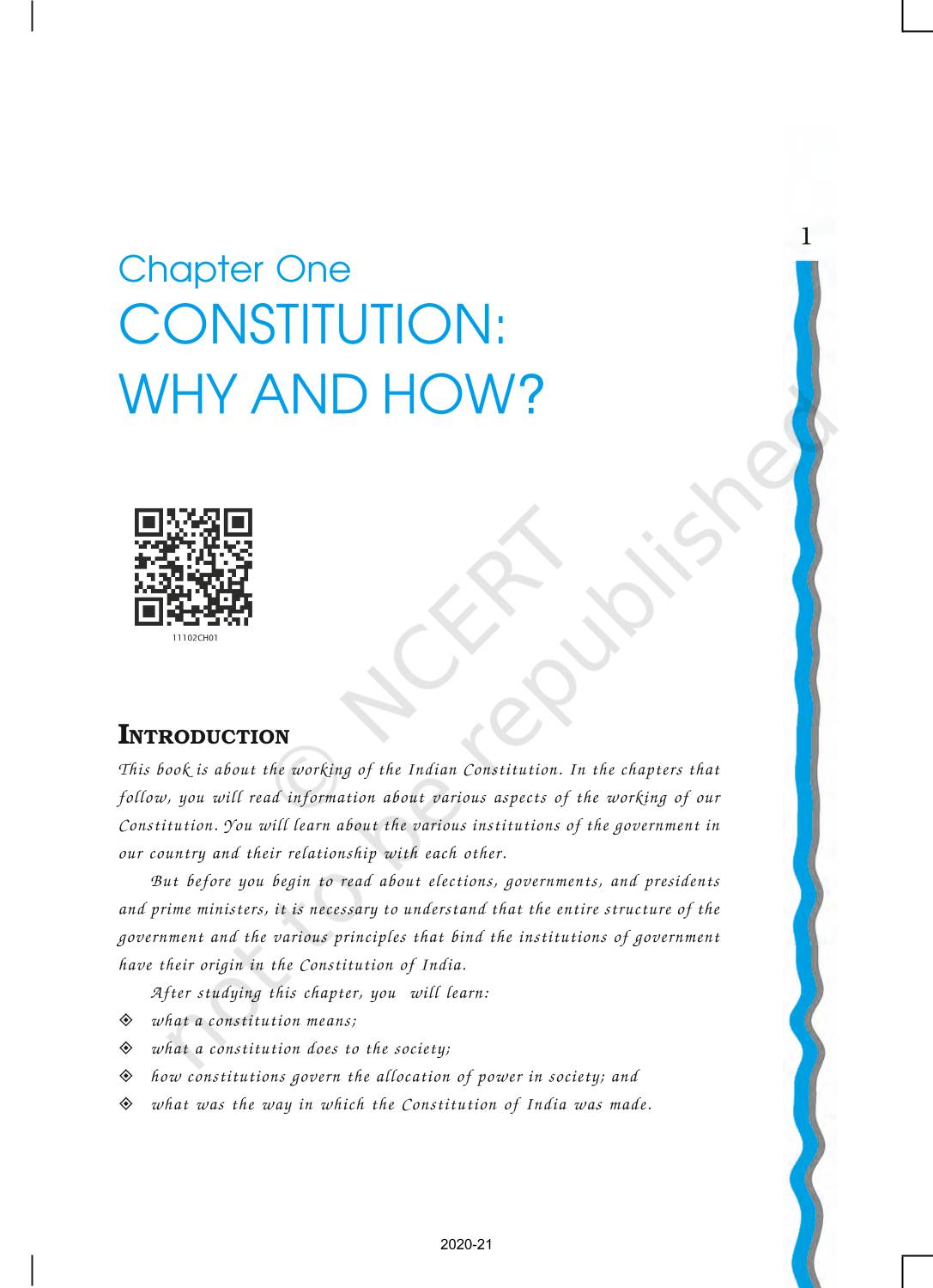 Constitution Why And How - NCERT Book Of Class 11 Indian Constitution ...